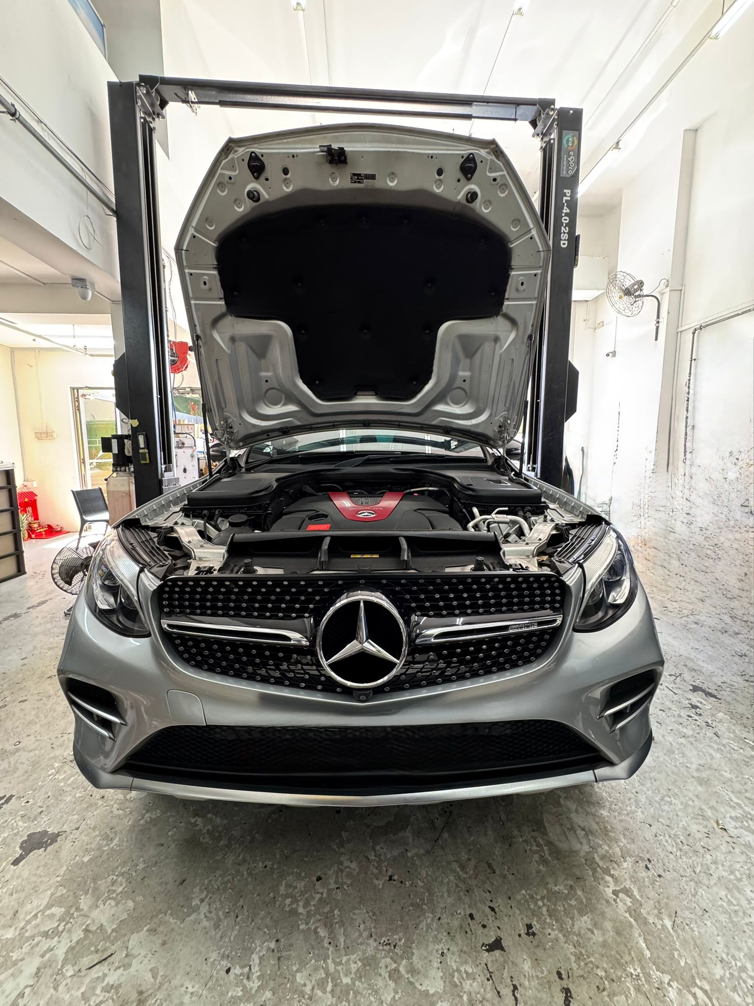 Mercedes AMG suspension work